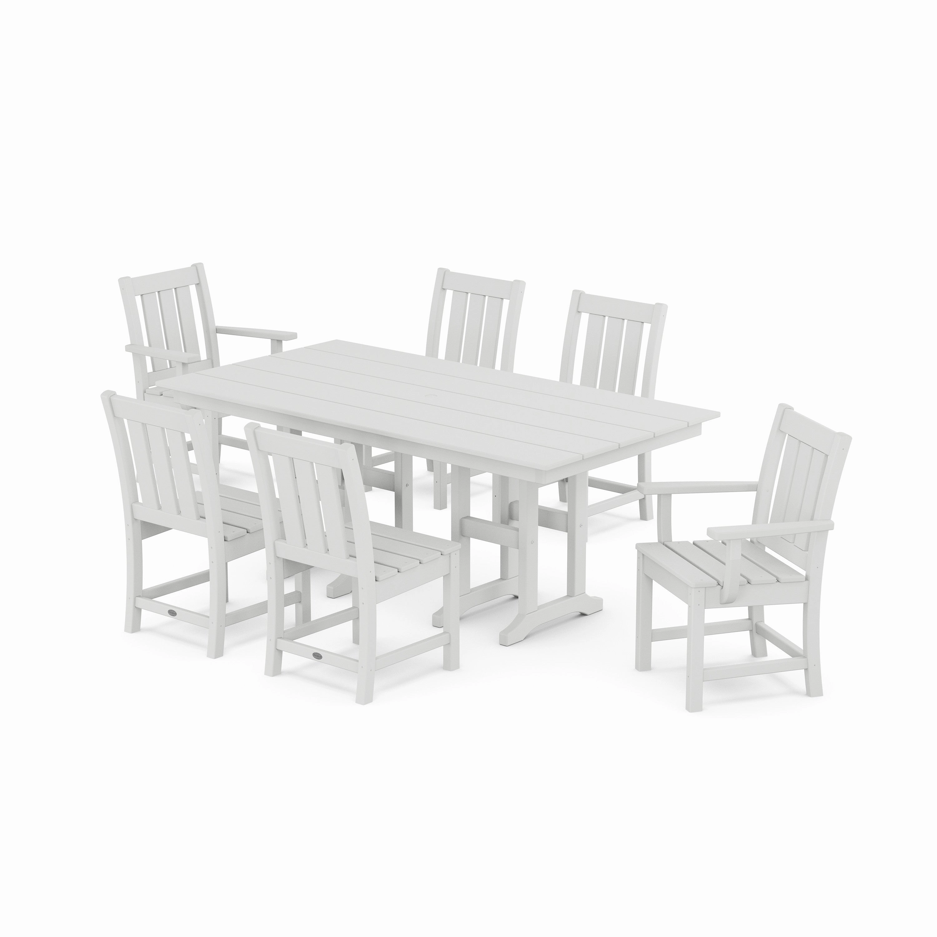 Oxford 7-Piece Farmhouse Dining Set