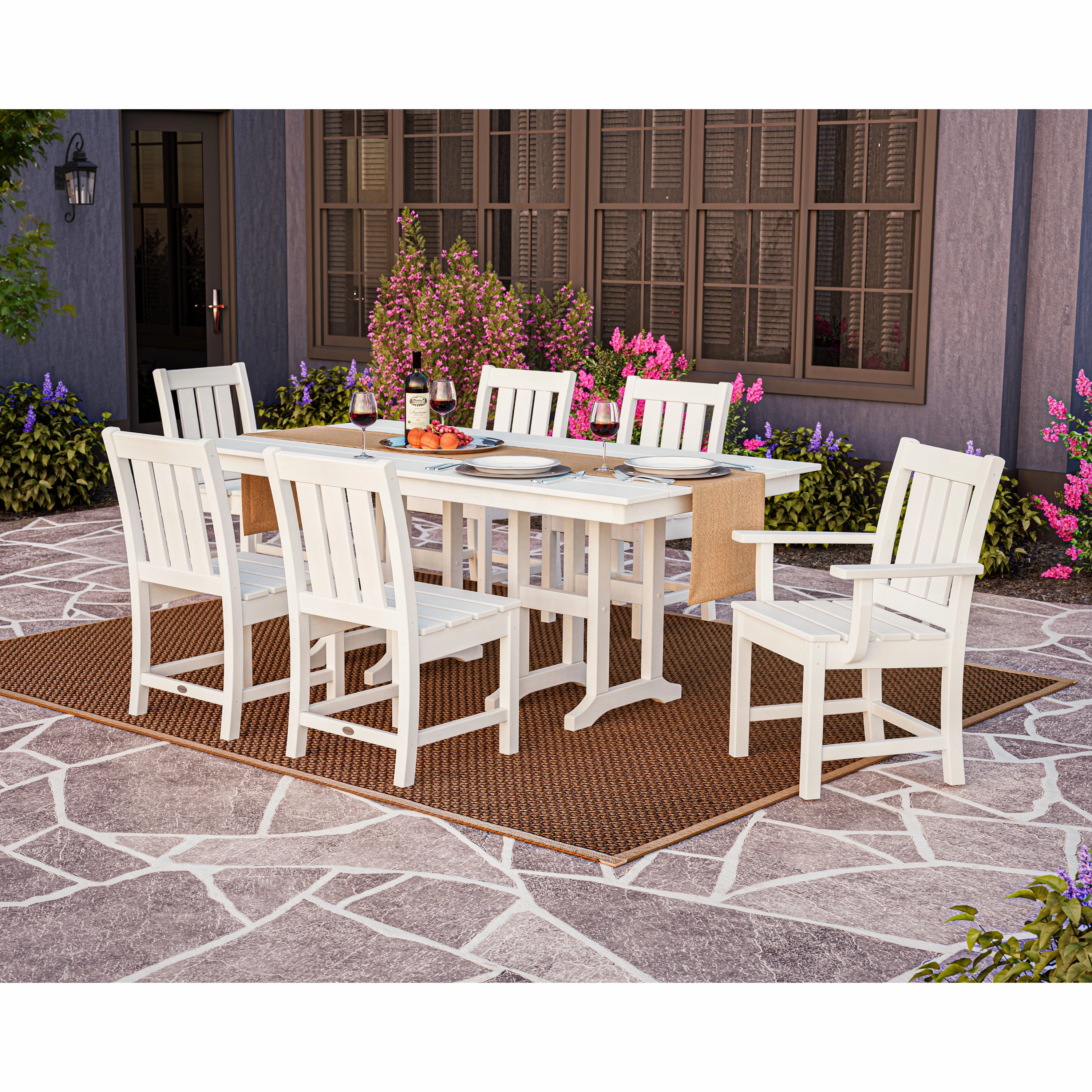 Oxford 7-Piece Farmhouse Dining Set