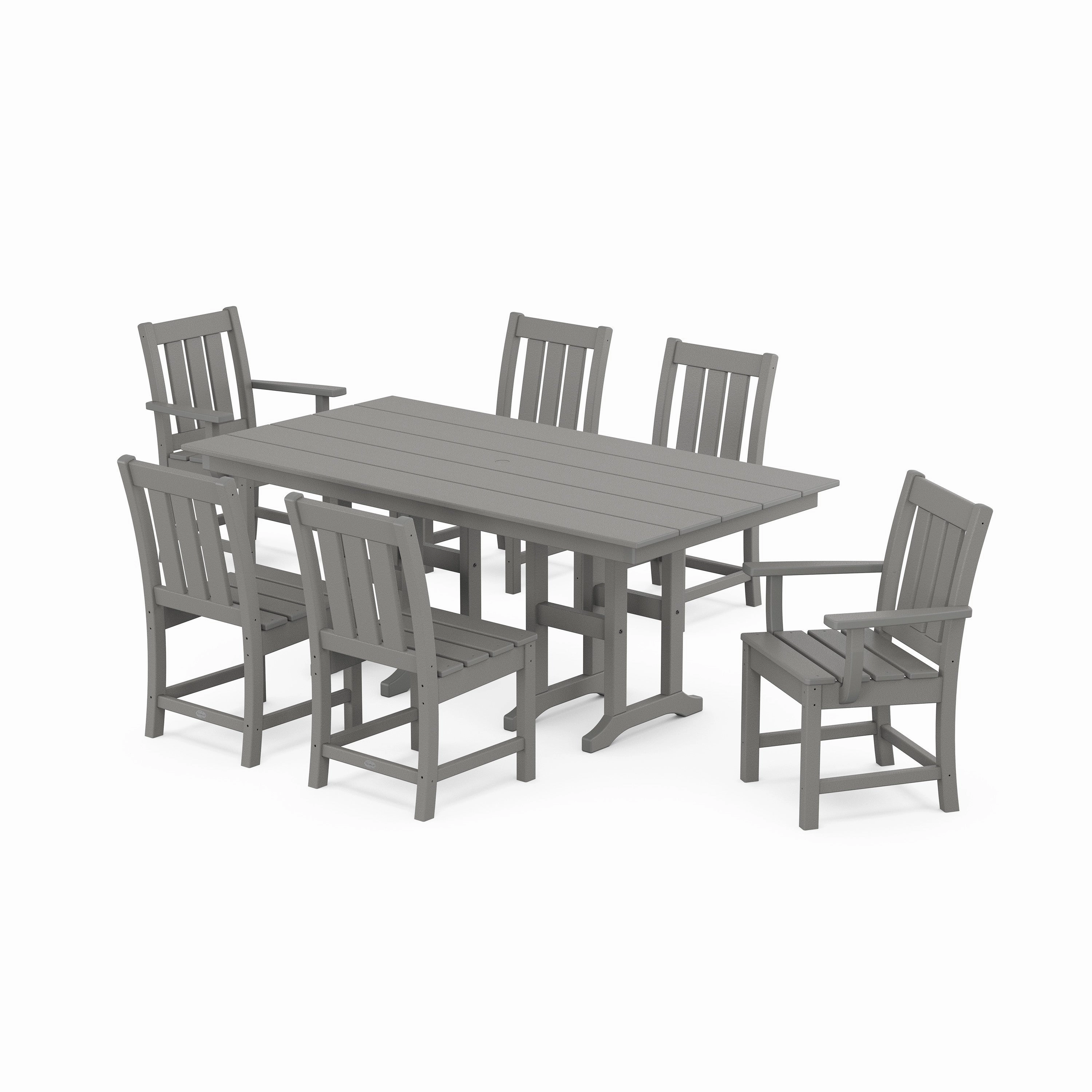 Oxford 7-Piece Farmhouse Dining Setoutdoor patio furniture set
