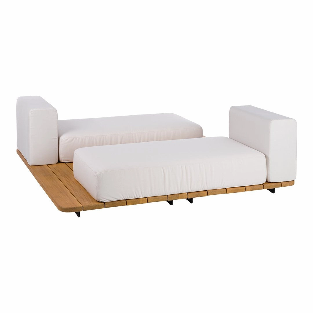 Pal 2 Double Seat Sunbeds - Vis a VisPatio reclining sun chair