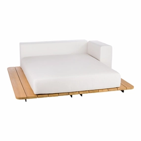Pal Sunbed Seat   Back - Left ArmPatio reclining sun chair