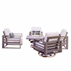 Palermo 5 Piece Chat Setaluminum alloy outdoor sofa set