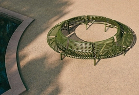 Palissade Park Dining Bench | Out-Out Starter Setoutdoor patio furniture set