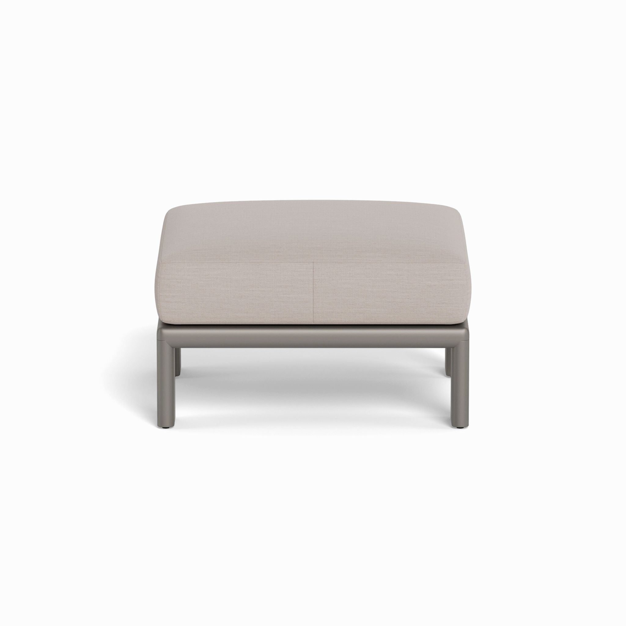 Palm Beach Aluminum Ottoman