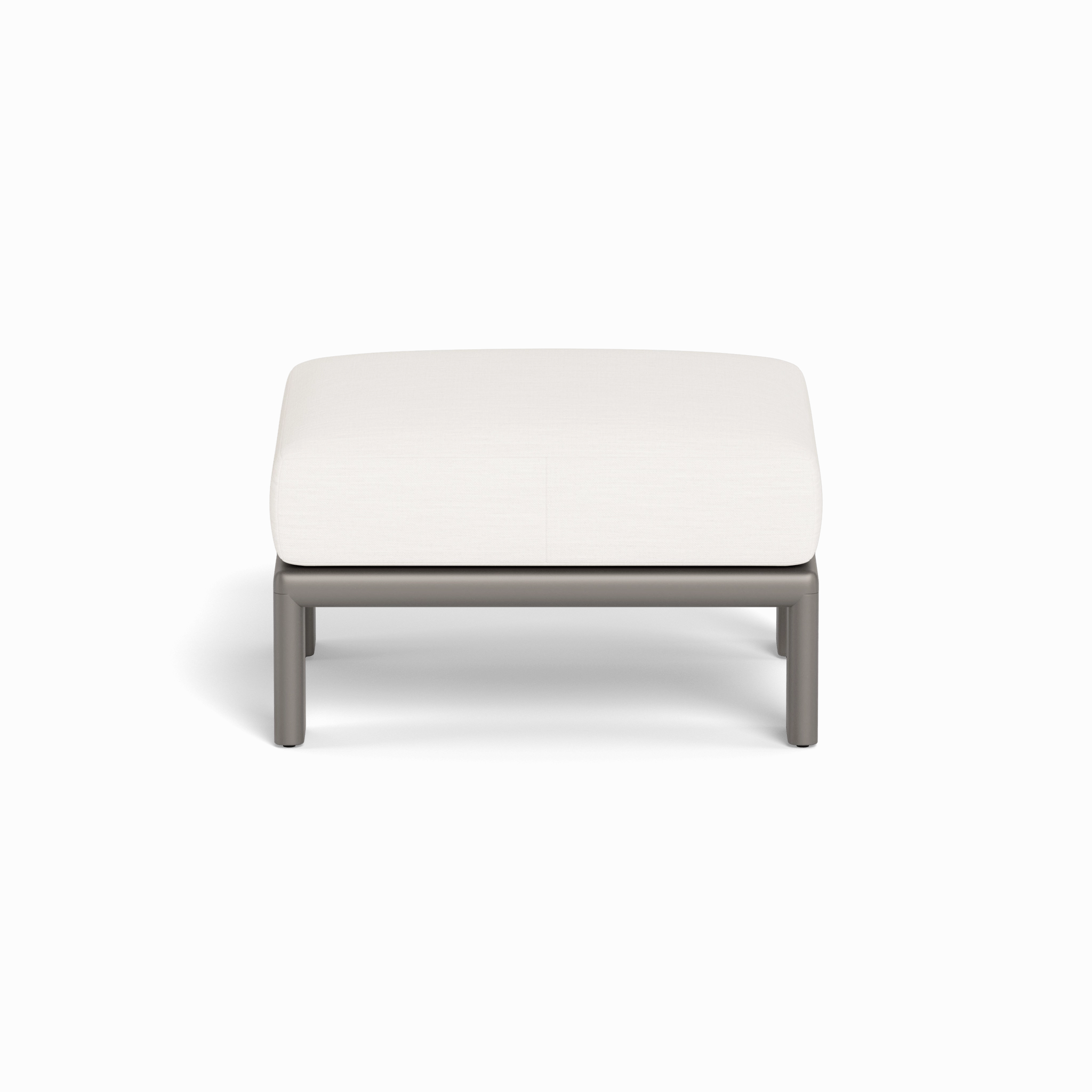 Palm Beach Aluminum Ottoman