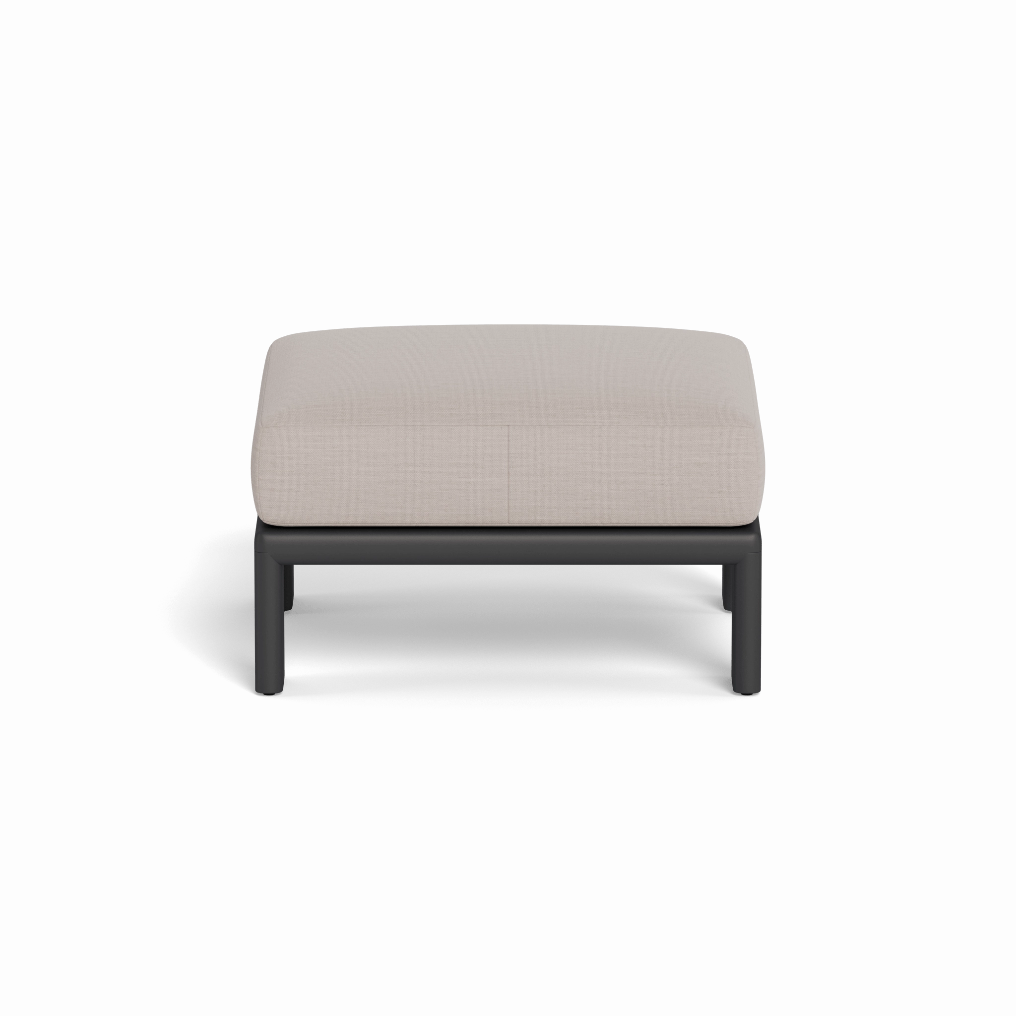 Palm Beach Aluminum Ottoman