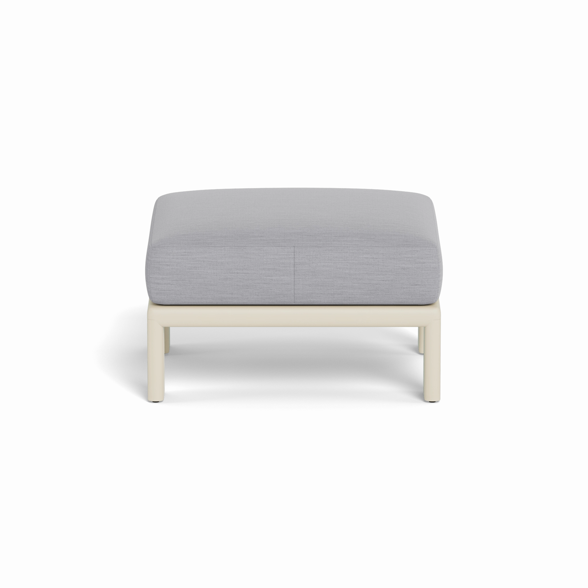 Palm Beach Aluminum Ottoman