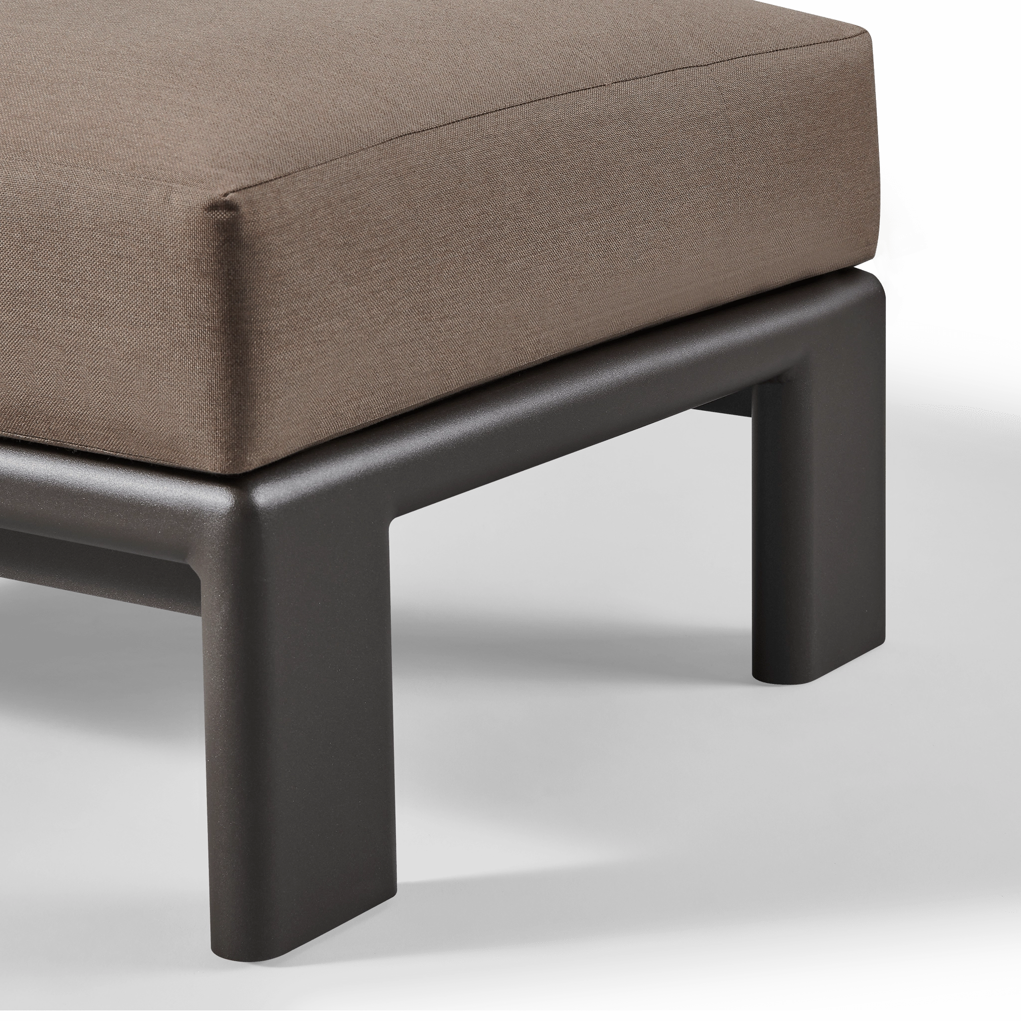 Palm Beach Aluminum Ottoman