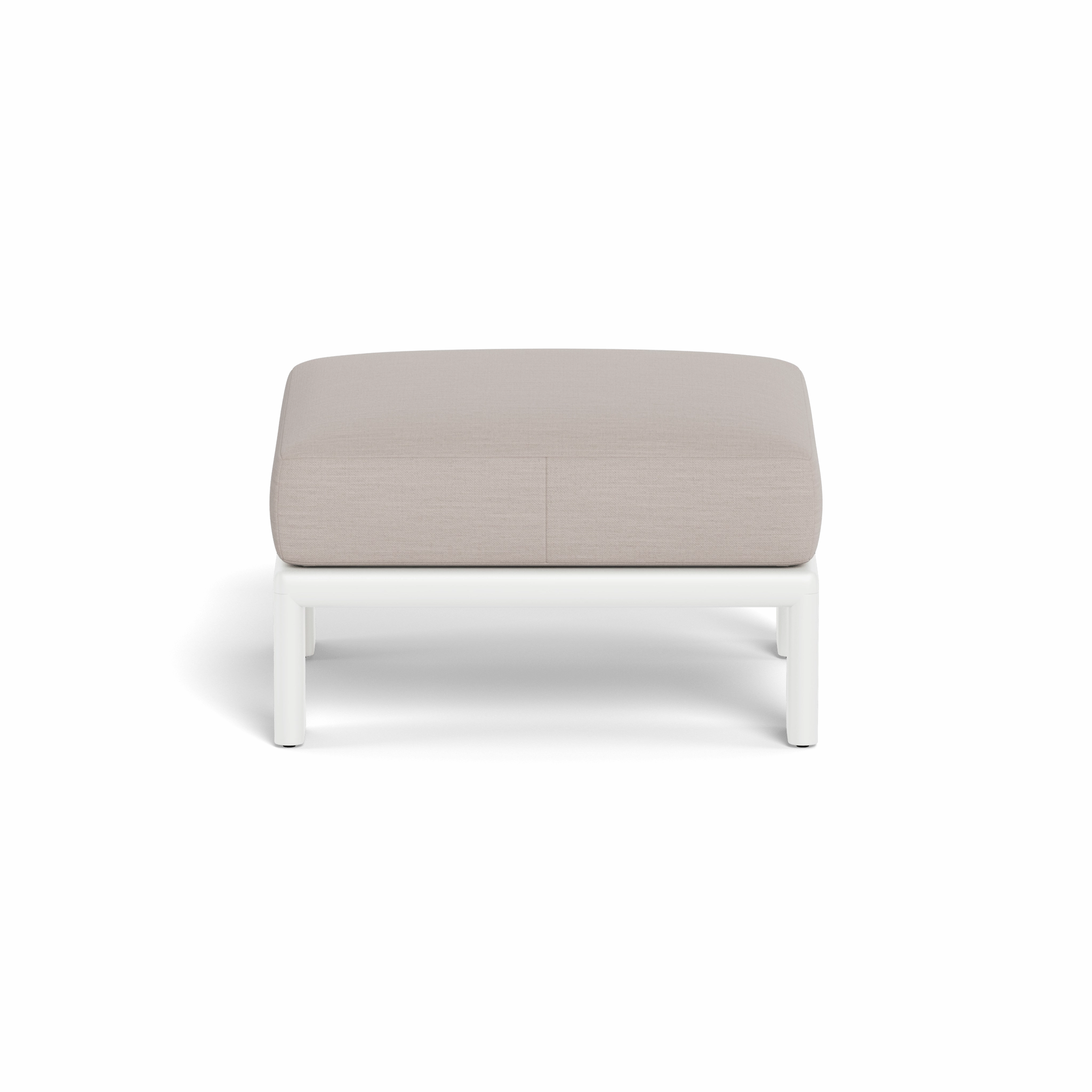 Palm Beach Aluminum Ottoman