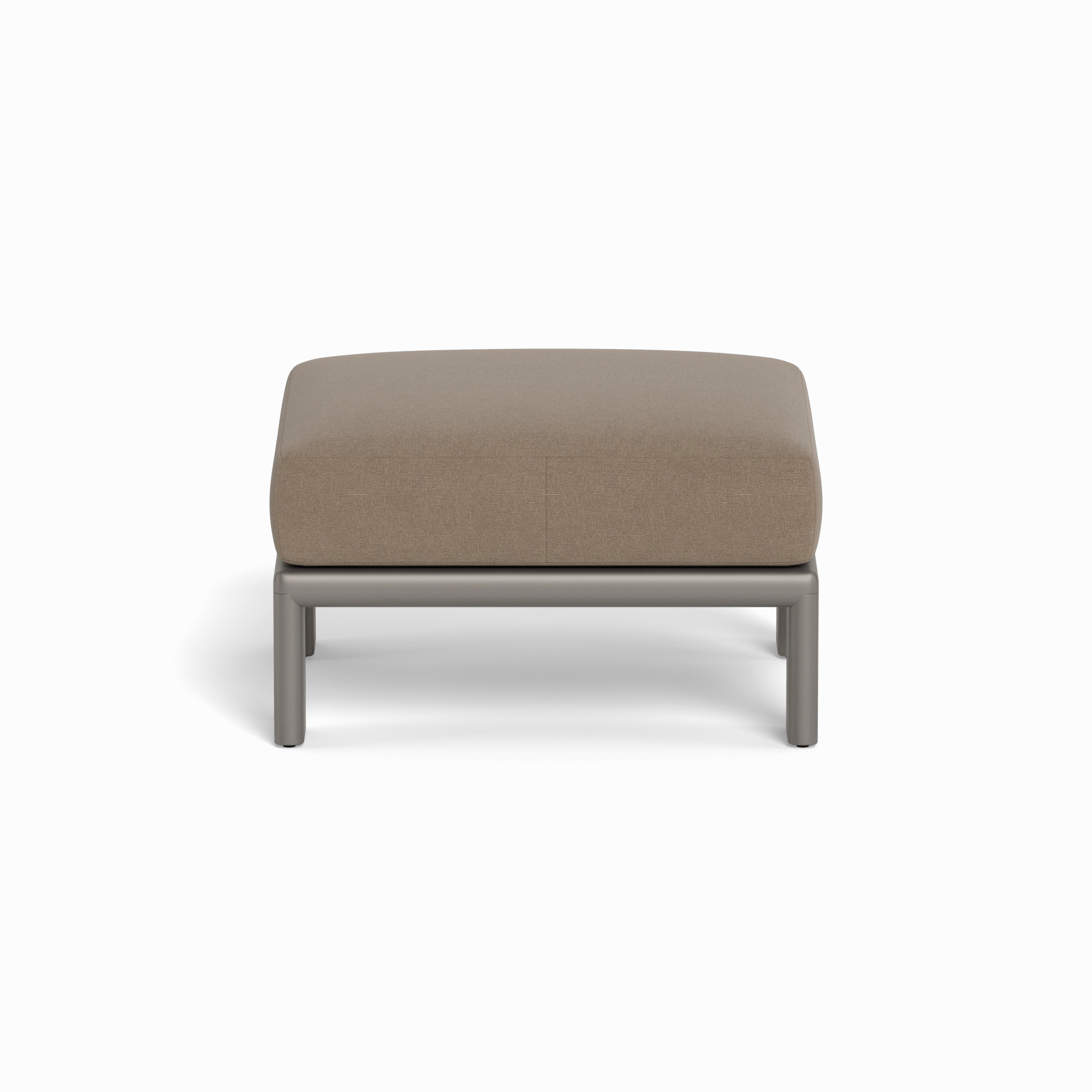 Palm Beach Aluminum Ottoman