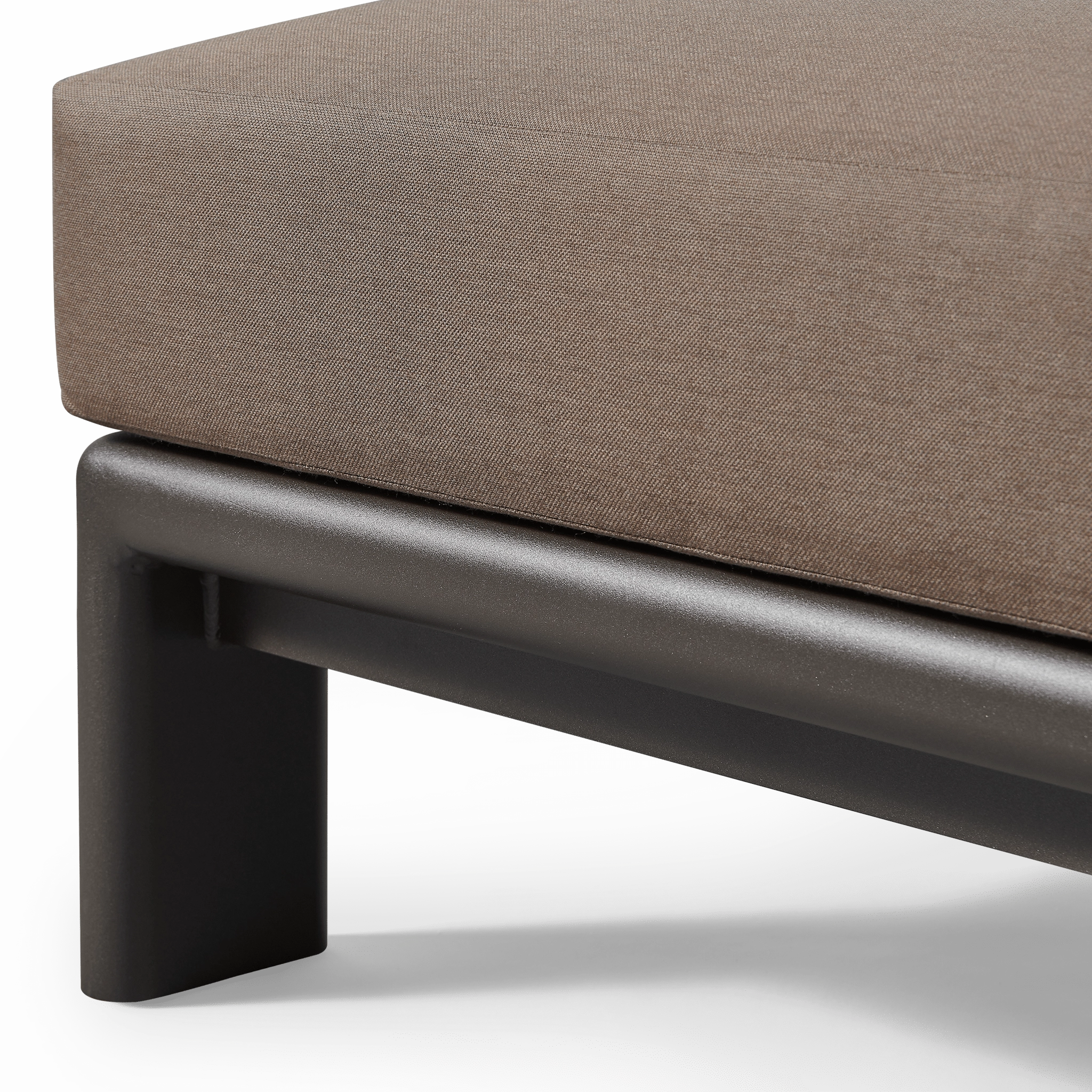 Palm Beach Aluminum Ottoman