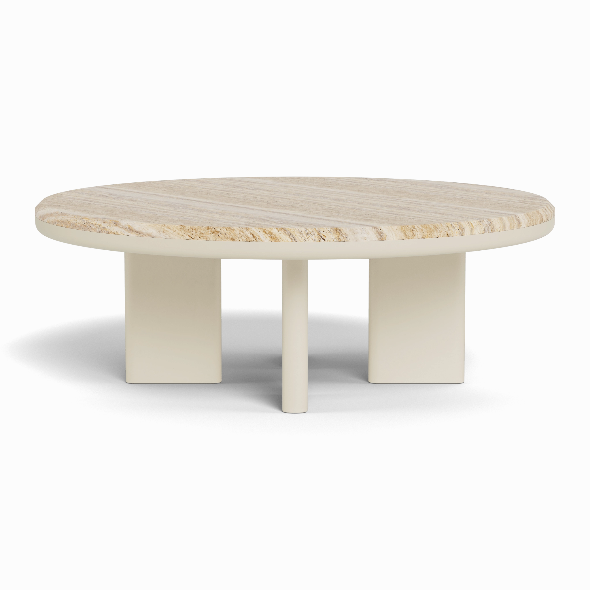 Palm Beach Aluminum Round Coffee Table