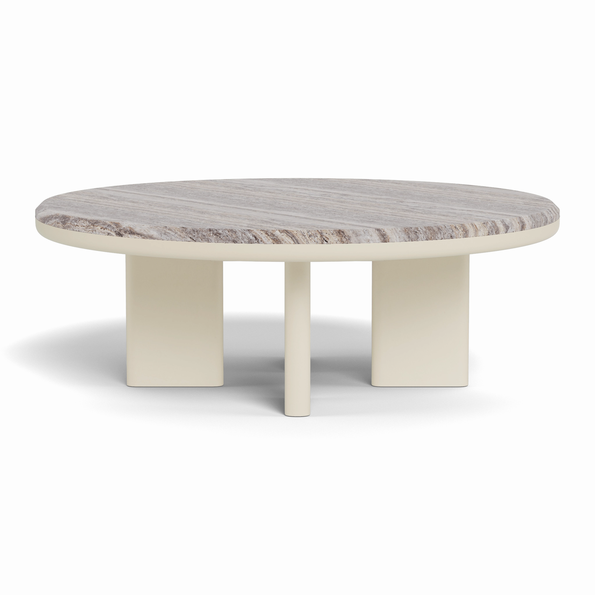 Palm Beach Aluminum Round Coffee Table