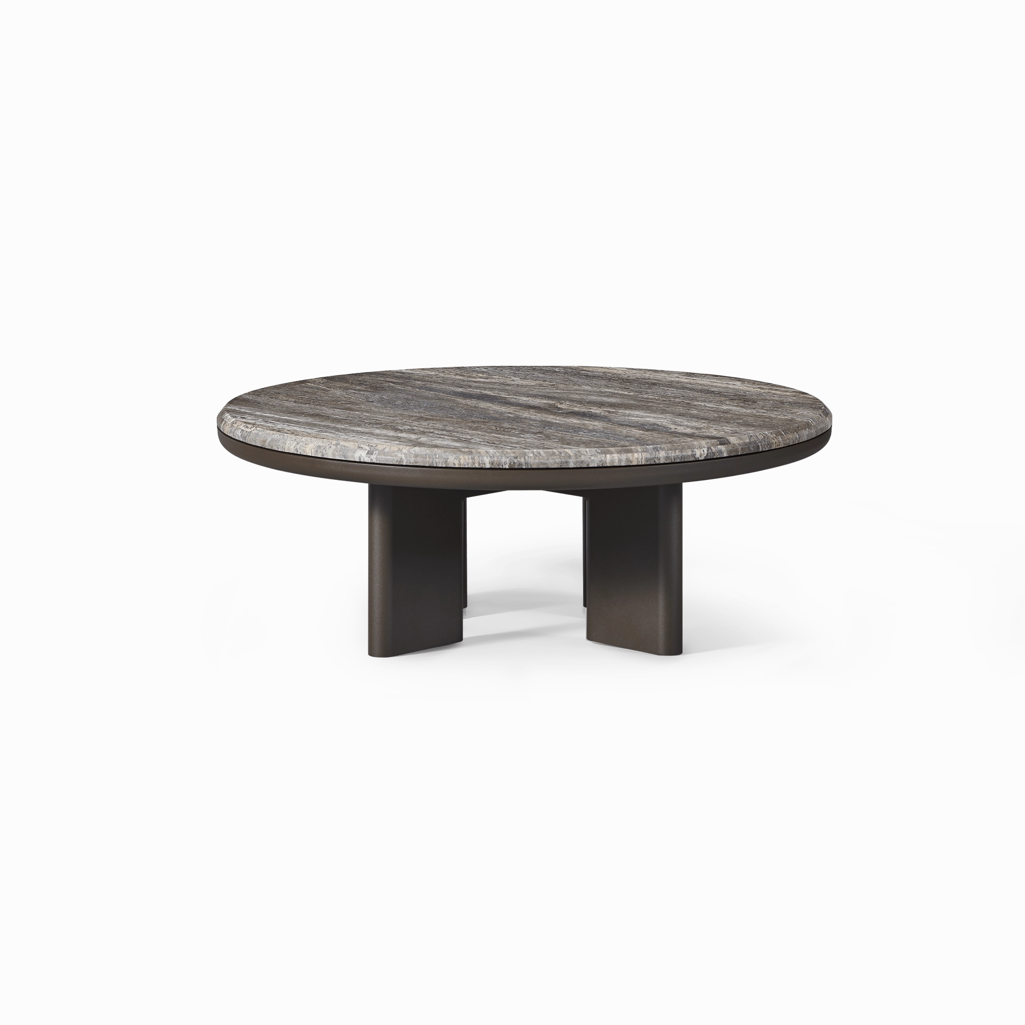 Palm Beach Aluminum Round Coffee Tableoutdoor coffee table for patio or lounge