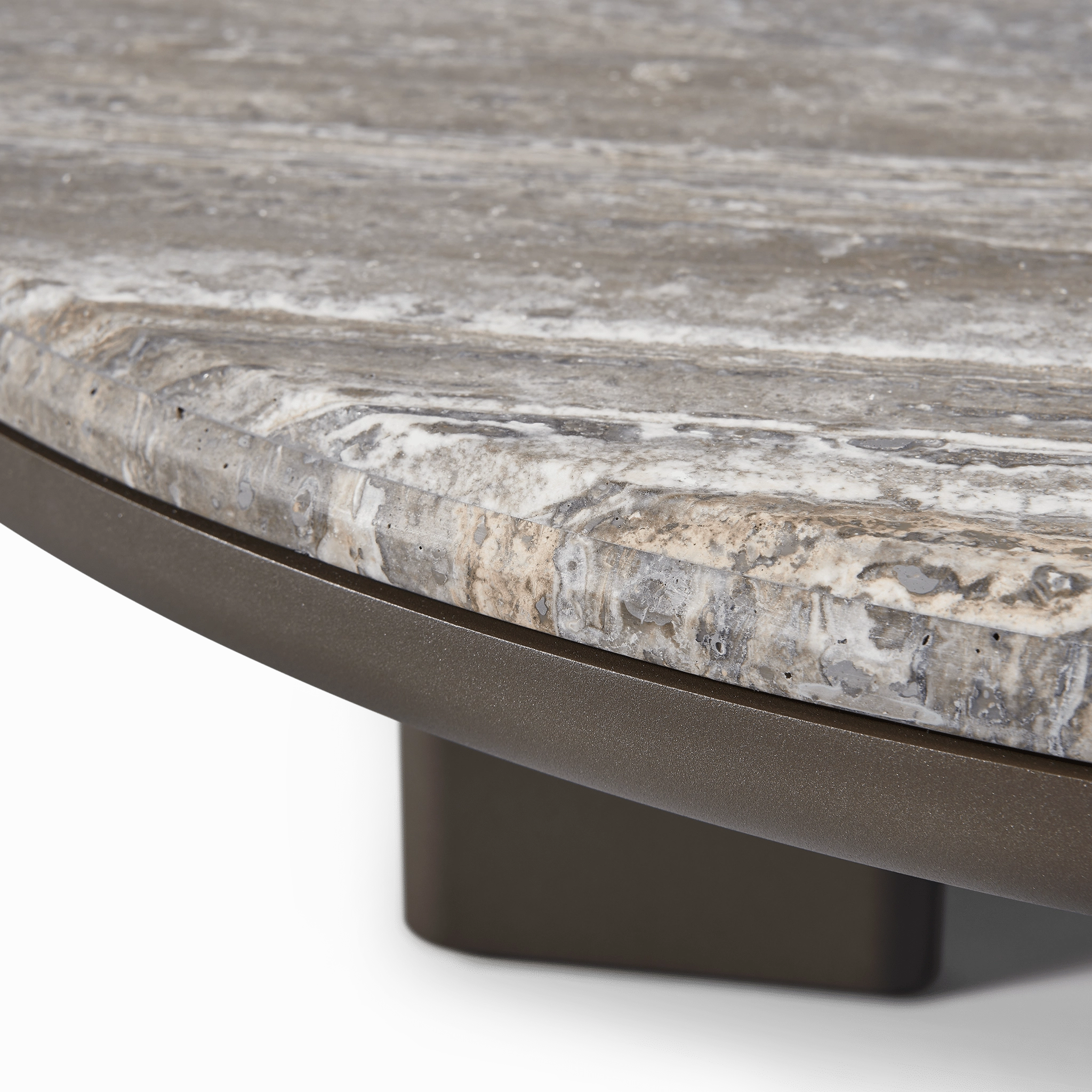 Palm Beach Aluminum Round Coffee Table