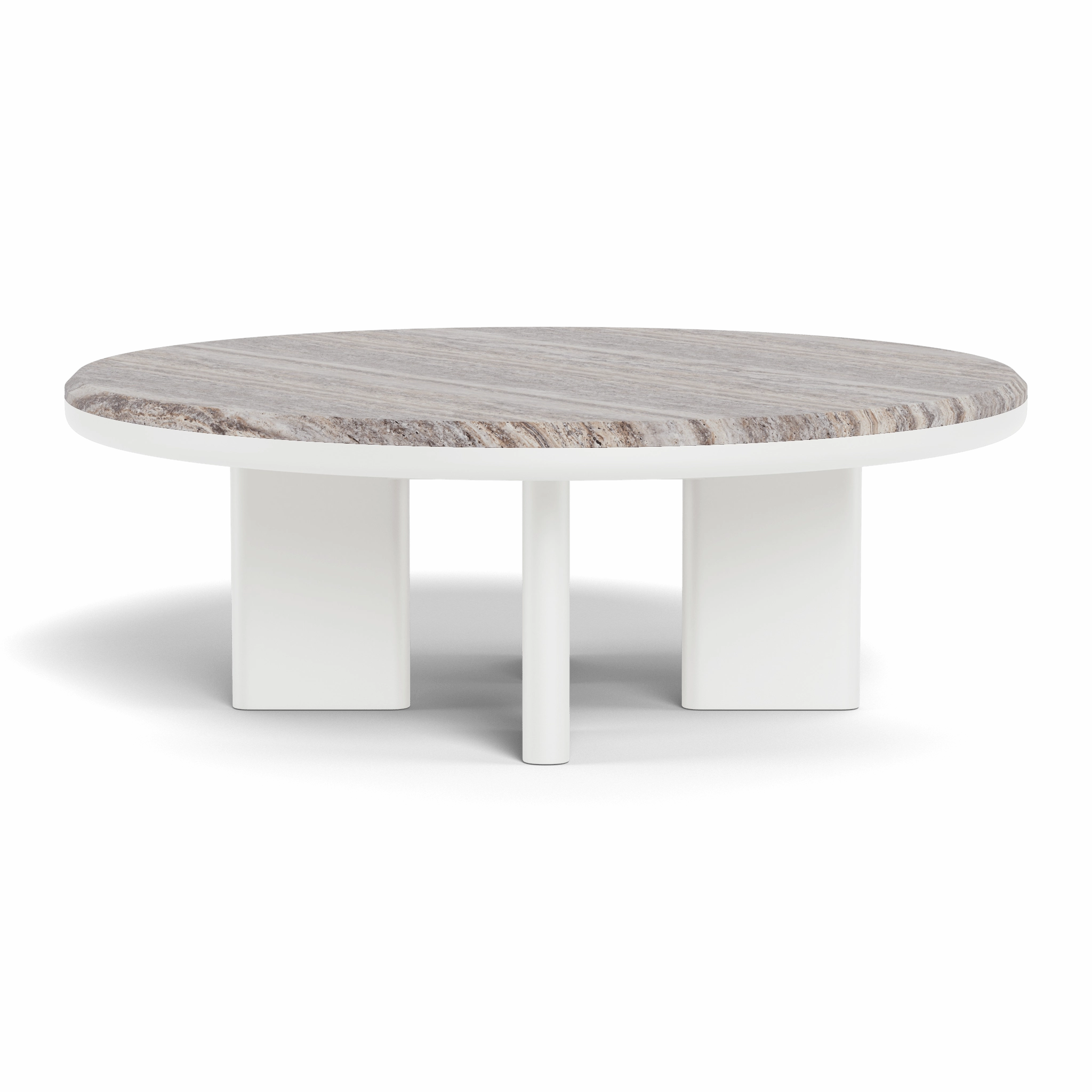 Palm Beach Aluminum Round Coffee Table