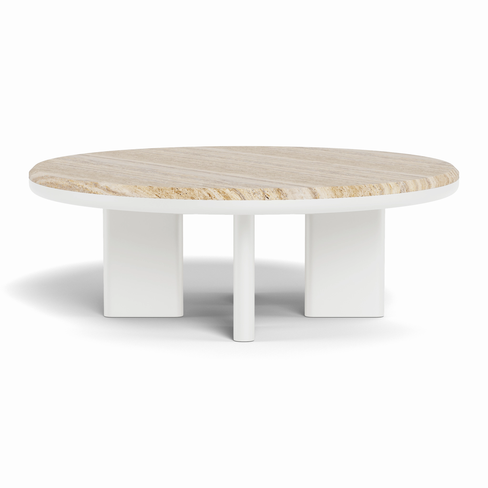 Palm Beach Aluminum Round Coffee Table