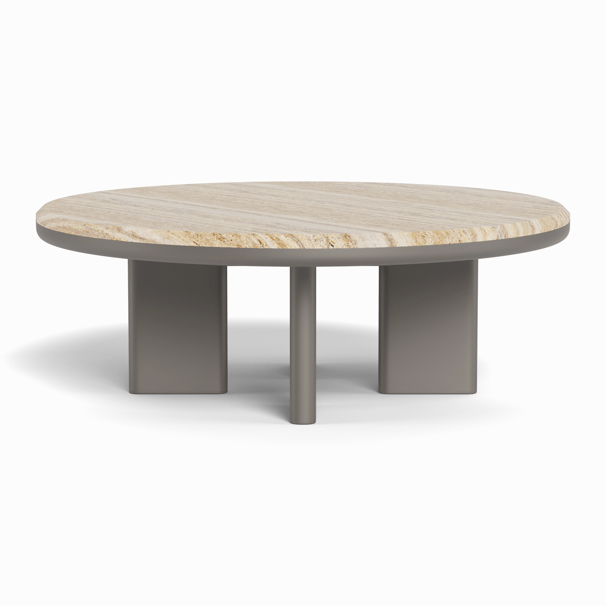 Palm Beach Aluminum Round Coffee Table