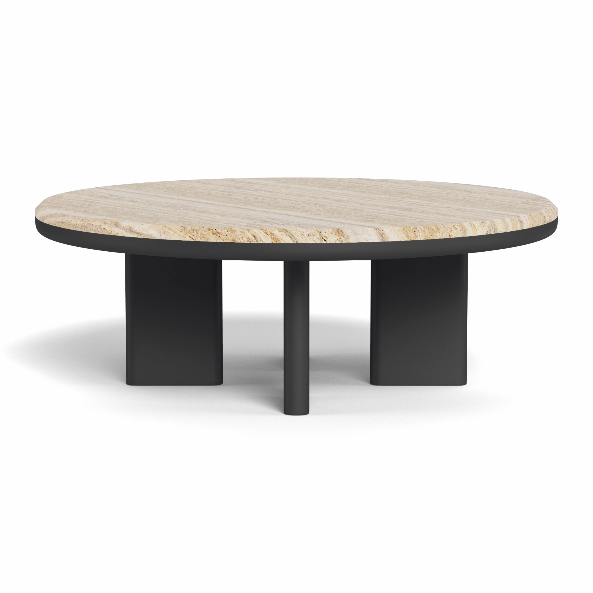 Palm Beach Aluminum Round Coffee Table