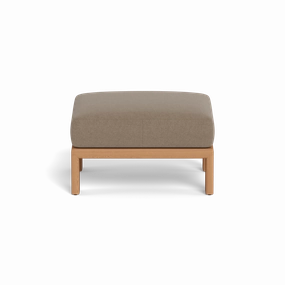 Palm Beach Teak Ottomanoutdoor ottoman footstool