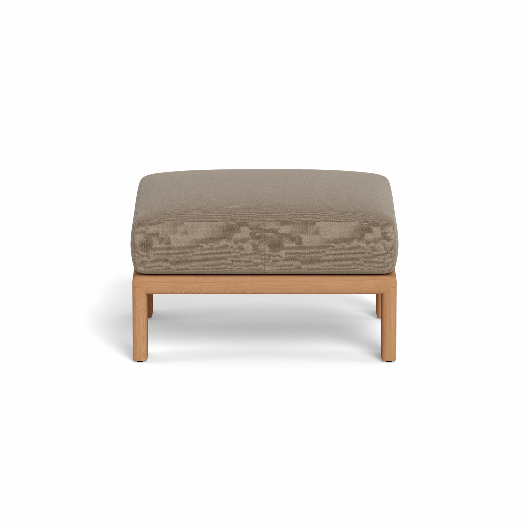 Palm Beach Teak Ottomanoutdoor ottoman footstool