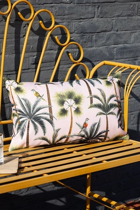 Palm Print Outdoor Cushionoutdoor garden decorative ornaments