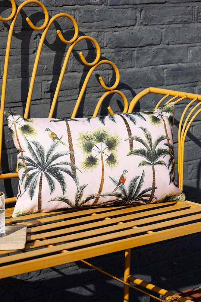 Palm Print Outdoor Cushionoutdoor garden decorative ornaments