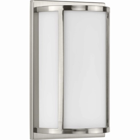 Parkhurst Two Light Wall Sconce Brushed NickelOutdoor wall sconces with motion sensor
