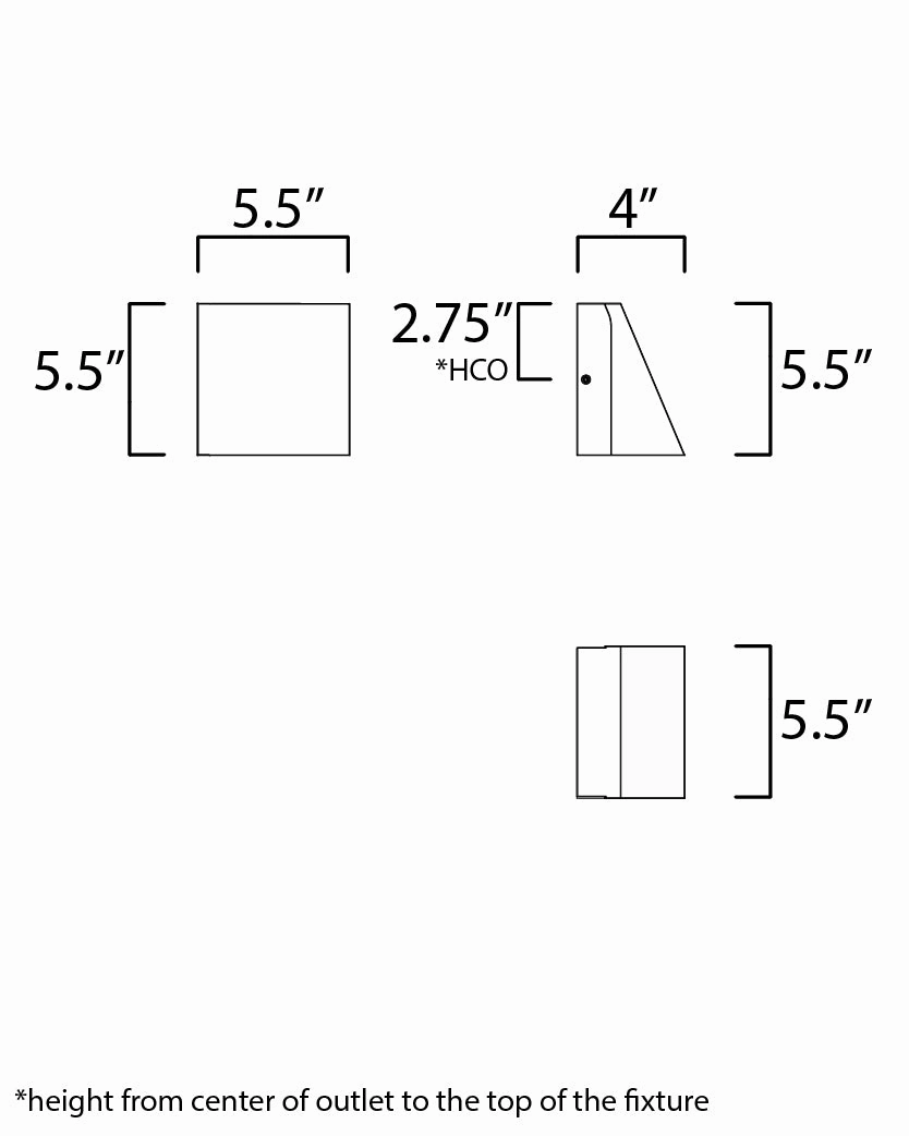 Pathfinder LED Outdoor Wall Sconce Silver