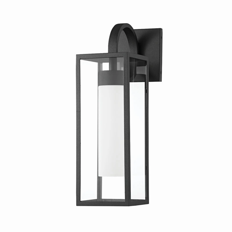 Pax One Light Outdoor Wall Sconce Textured BlackOutdoor wall sconces with motion sensor