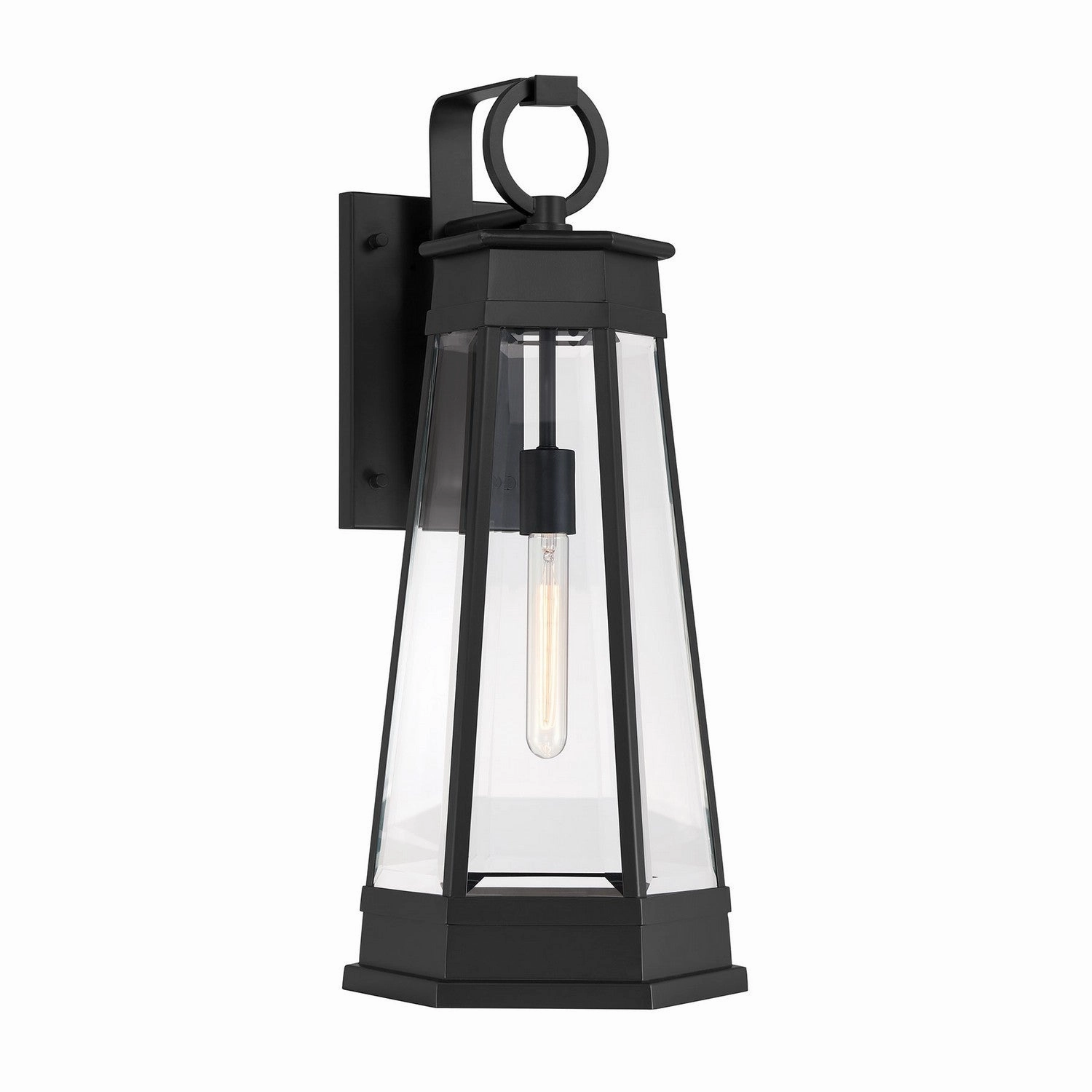 Payne One Light Outdoor Wall Lantern Matte BlackOutdoor wall sconces with motion sensor