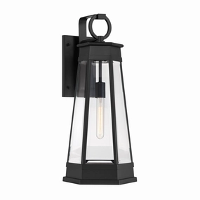 Payne One Light Outdoor Wall Lantern Matte BlackOutdoor wall sconces with motion sensor