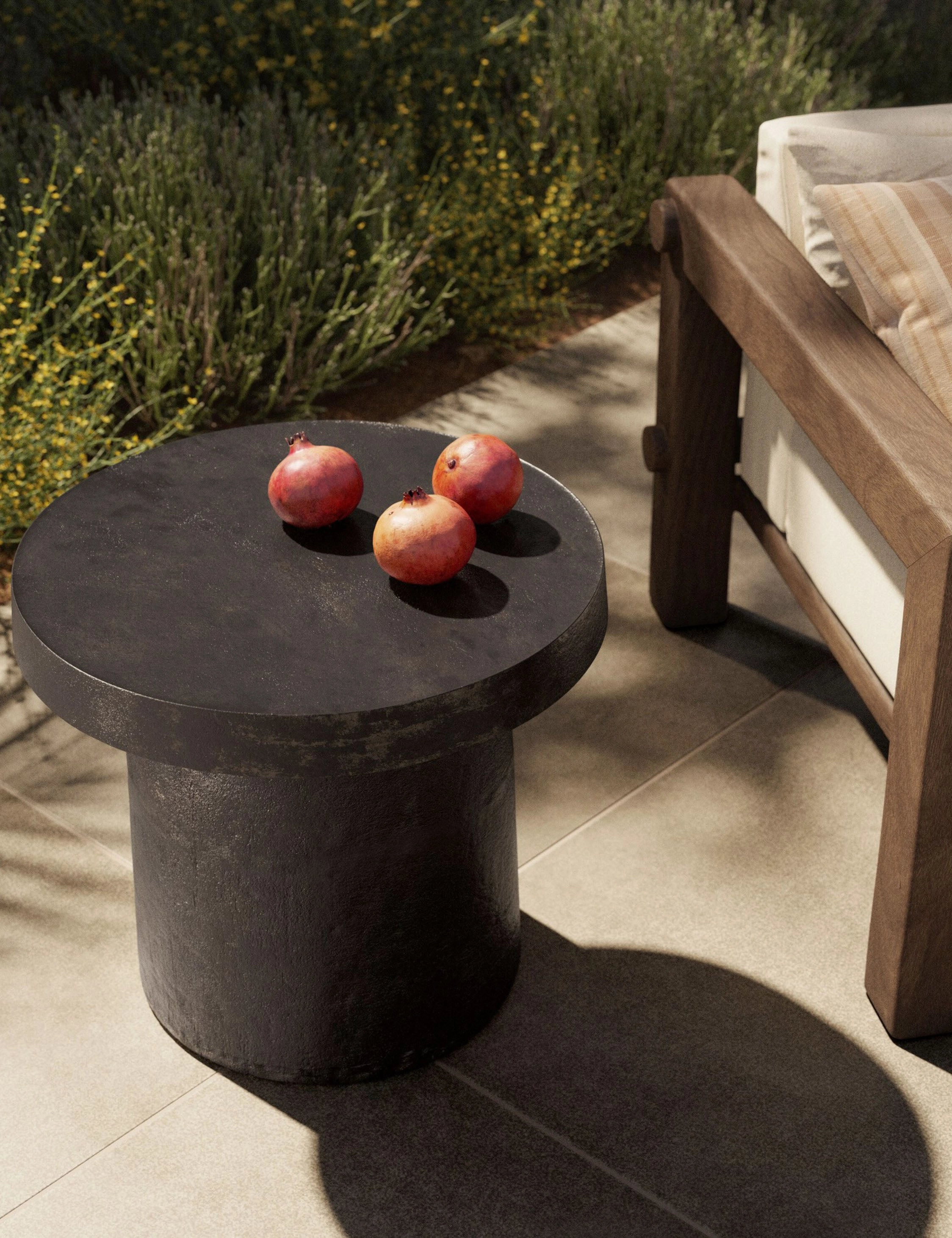 Paz Indoor / Outdoor Round Side Table by Amber Lewis x Four Hands