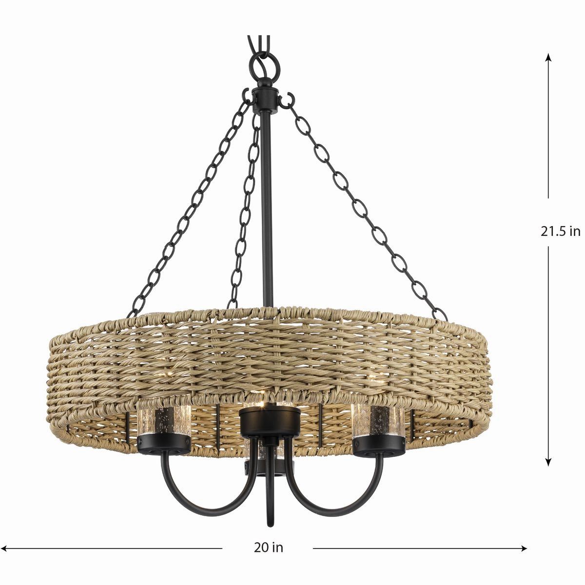 Pembroke 3-Light Outdoor Chandelier