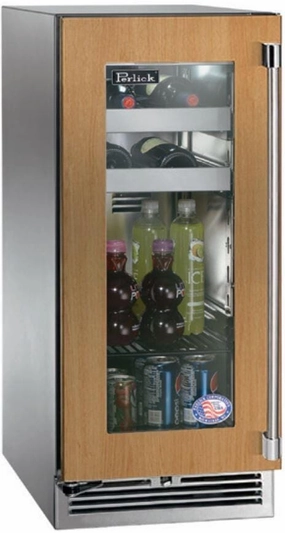 Perlick 15 inch Built-In Outdoor Beverage Center HP15BM-4-4 outdoor beverage cooler with wheels