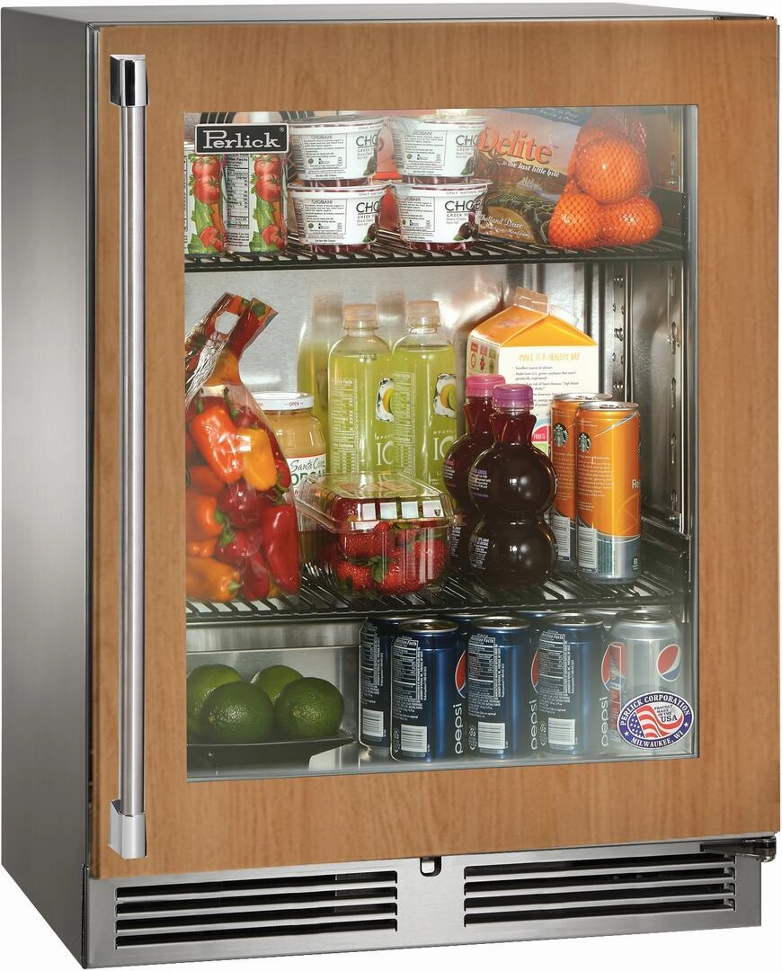Perlick 24 inch Built-In Counter Depth Refrigerator HH24RM-4-4
