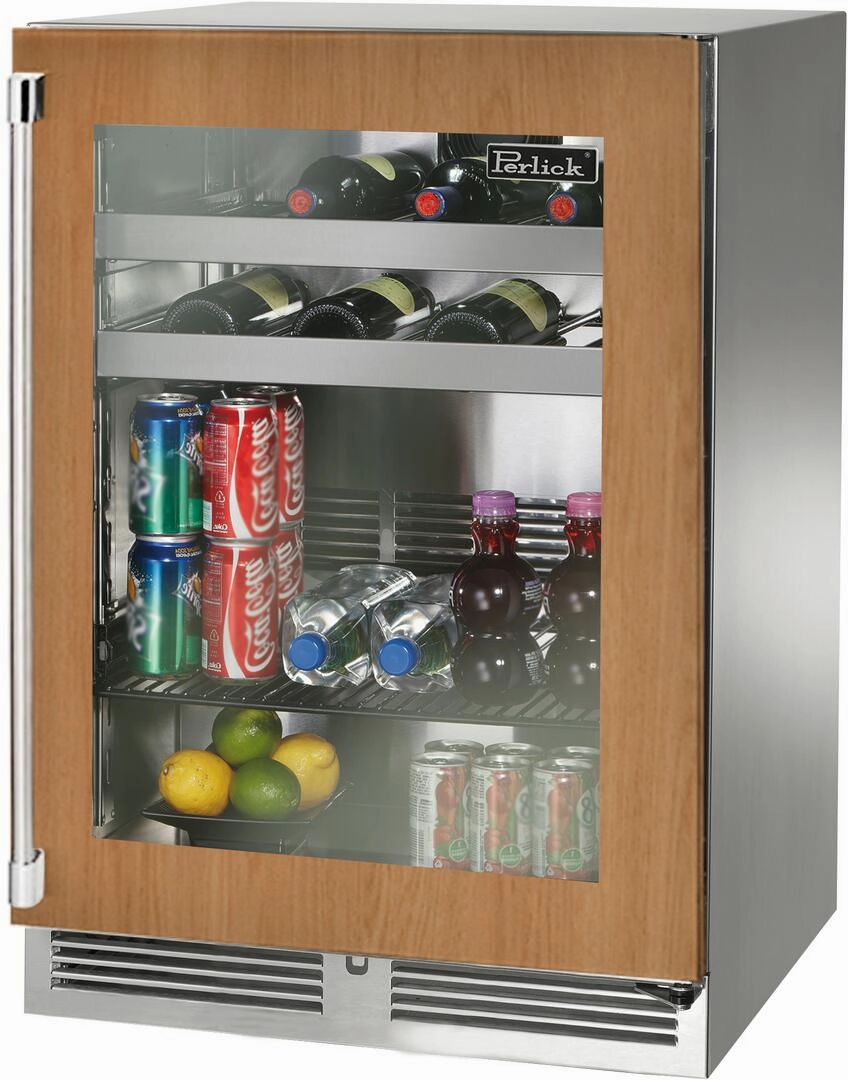 Perlick 24 inch Outdoor Built-In Beverage Center HP24BM-4-4
