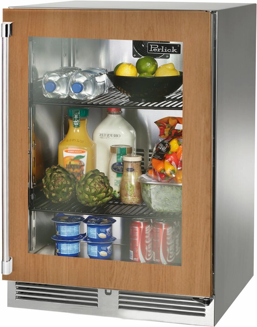 Perlick 24 inch Outdoor Built-In Compact Refrigerator HP24RM-4-4