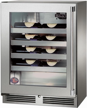Perlick 24 inch Signature Series 20 Bottle Wine Cooler HH24WO-4-3 outdoor beverage cooler with wheels