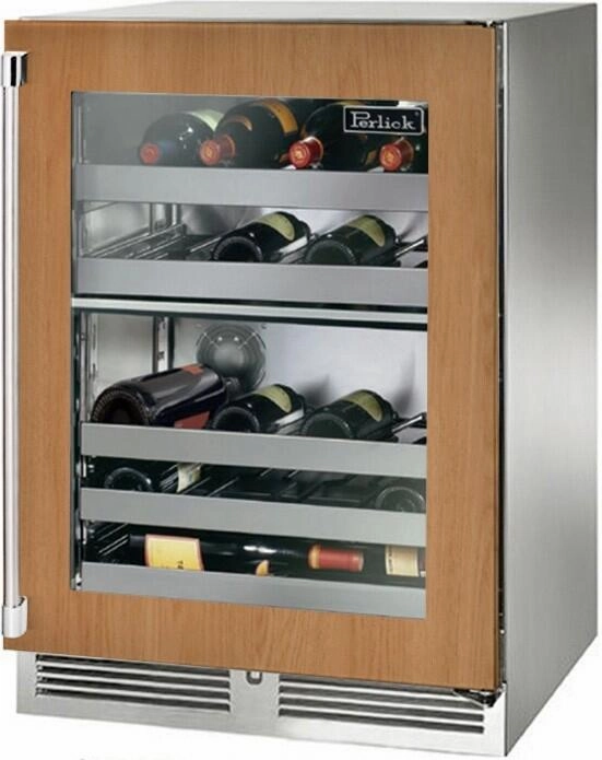 Perlick 24 inch Signature Series 32 Bottle Wine Cooler HP24DO-4-4