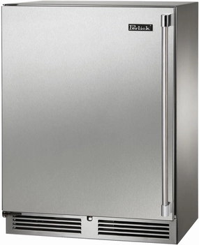 Perlick 24 inch Signature Series 3.1 cu ft  Beverage Center HH24BO-4-1 outdoor beverage cooler with wheels