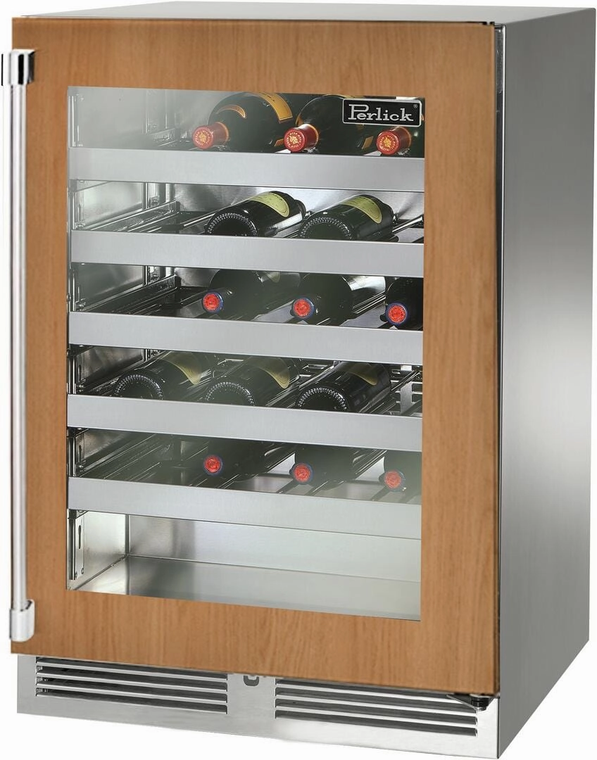 Perlick 24 inch Signature Series 45 Bottle Wine Cooler HP24WO-4-4