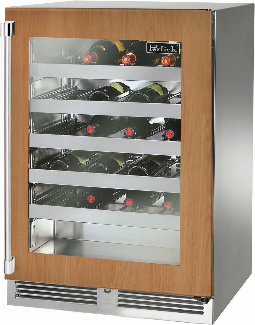 Perlick 24 inch Signature Series 45 Bottle Wine Cooler HP24WS-4-4