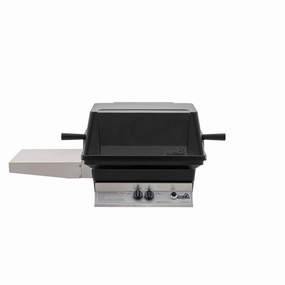 PGS Grills A Series 20-Inch Cast Aluminum Black Gas Grill - A30 professional outdoor BBQ grill set