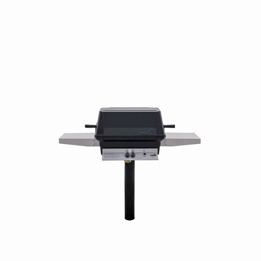 PGS Grills A Series 26-Inch Cast Aluminum Black Gas Grill - A40