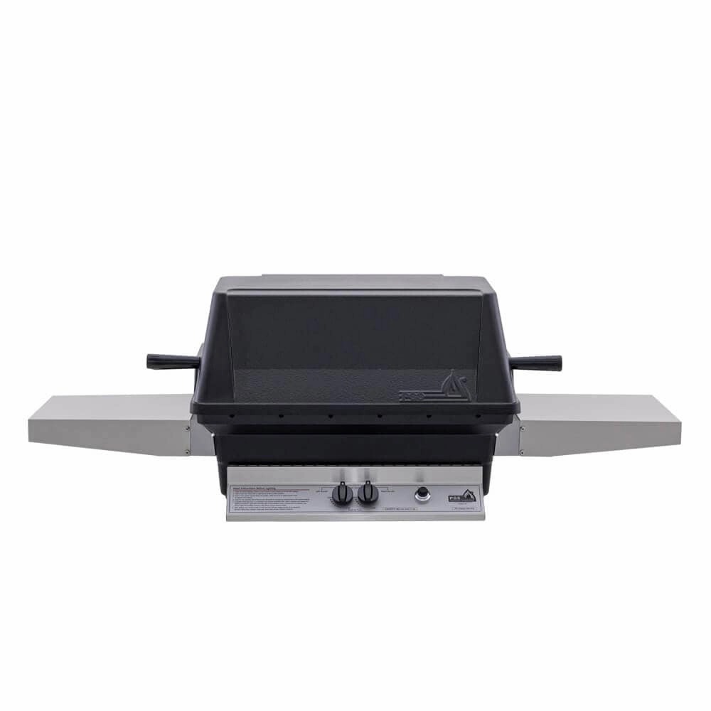 PGS Grills A Series 26-Inch Cast Aluminum Black Gas Grill - A40 professional outdoor BBQ grill set