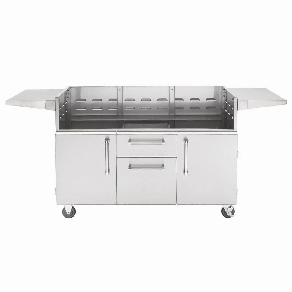 PGS Grills Legacy 51-Inch Portable Cart for Big Sur Grills S48CARTStainless steel BBQ tool set