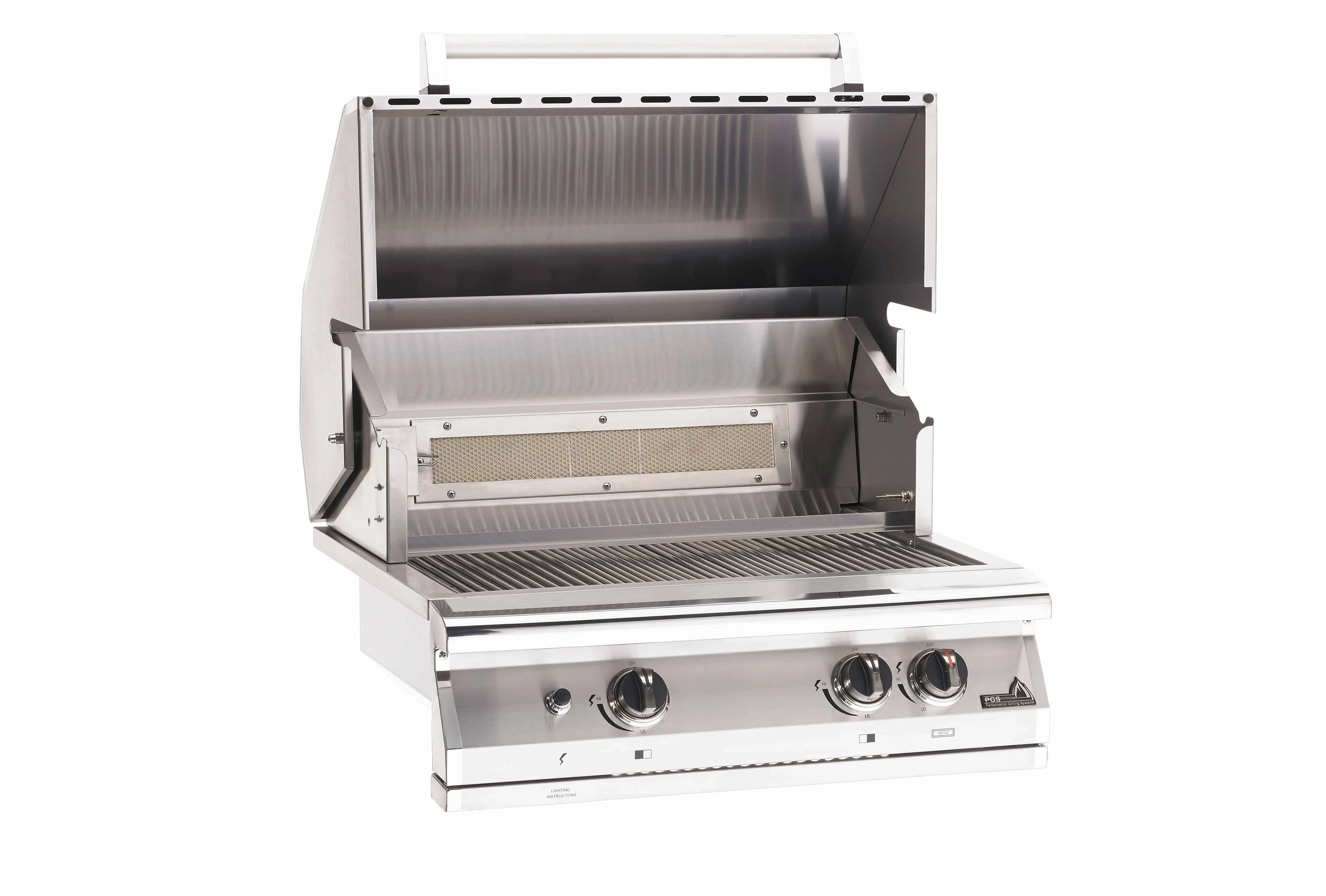 PGS Grills Legacy Series 30-Inch Newport Grill Head with Rotisserie Backburner - S27R