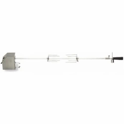 PGS Grills Pacifica Rotisserie Set with Super Motor RK36Stainless steel BBQ tool set