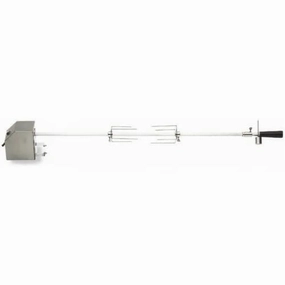 PGS Grills Pacifica Rotisserie Set with Super Motor RK36Stainless steel BBQ tool set